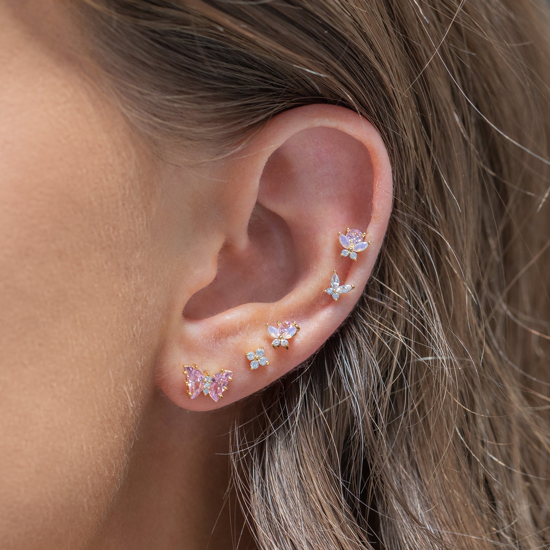 BOUCLES D'OREILLES "FLYE"